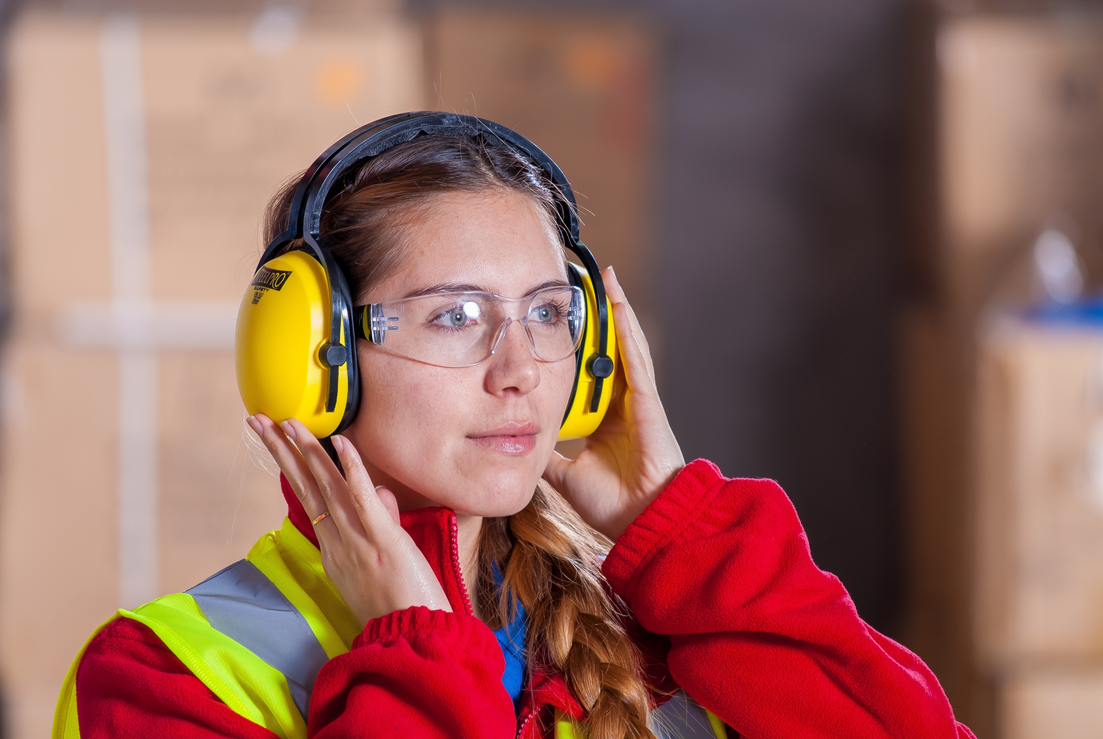 Cascos de insonorización, para estudiar, trabajar con ruido 